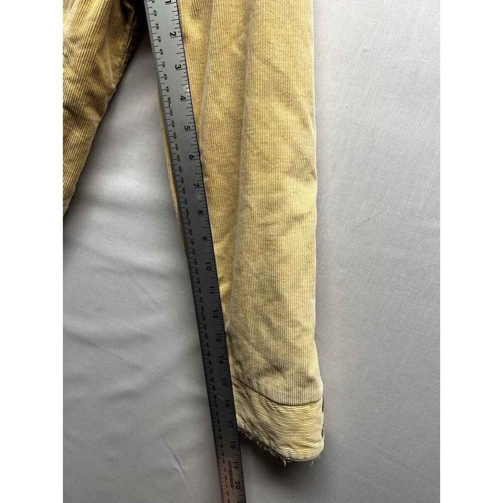 Aeropostale Corduroy Jacket Tan Sherpa Trim Medium Womens